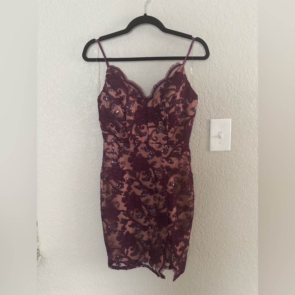 Love Nickie Lew Purple/Lace Dress